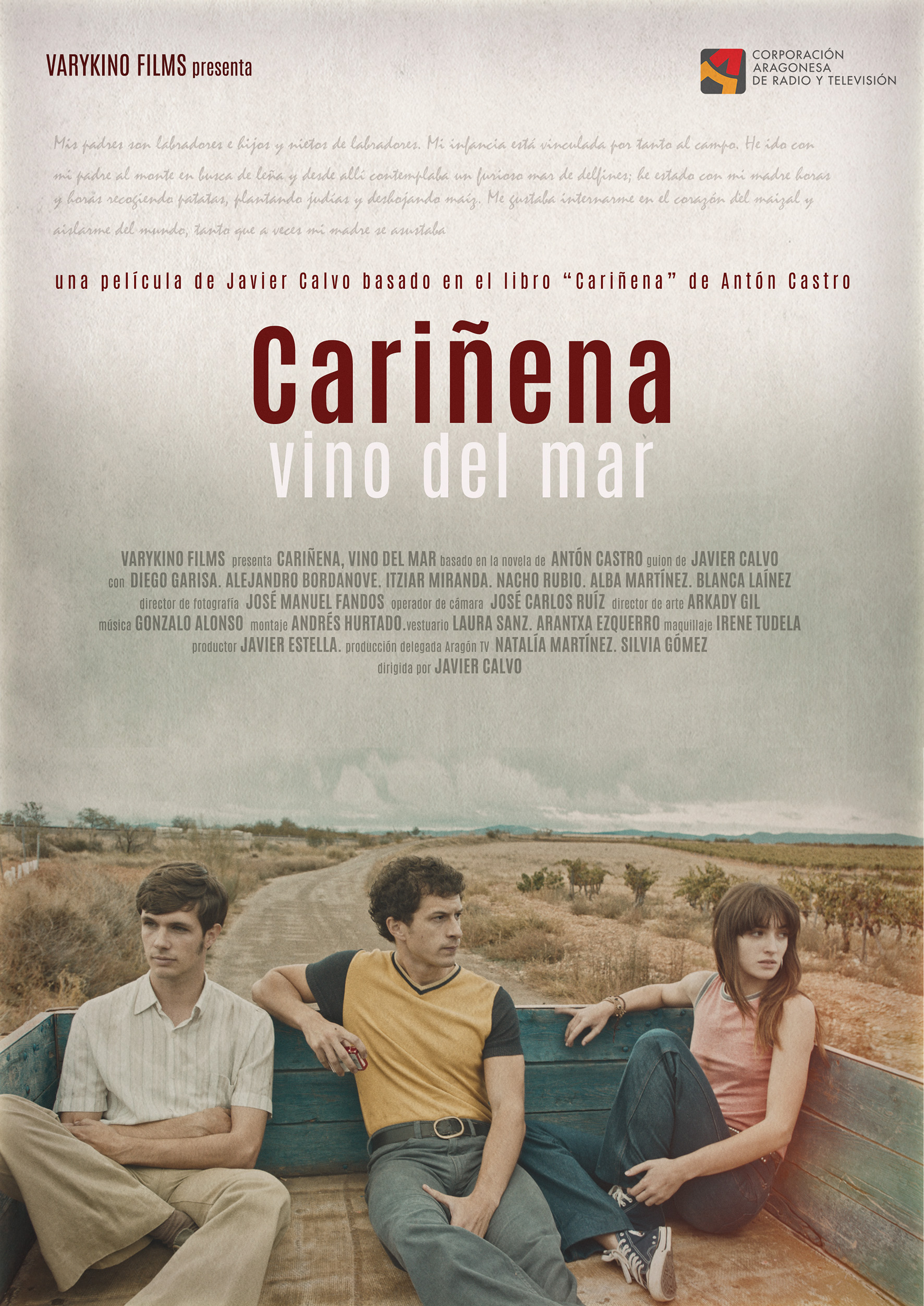 Films Cariñena, vino del mar. por Javier Calvo